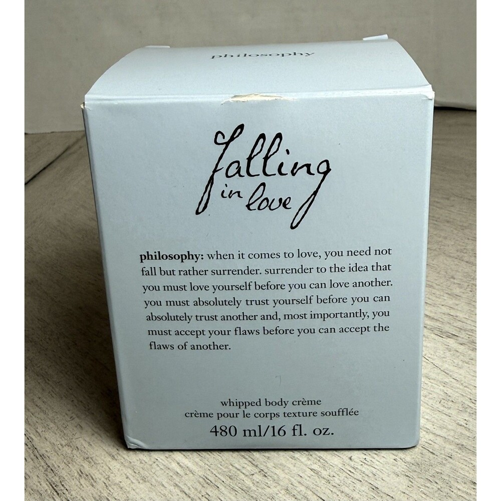 Philosophy "Falling in Love" Whipped Body Crème 480 ml / 16 floz New Shea Butter